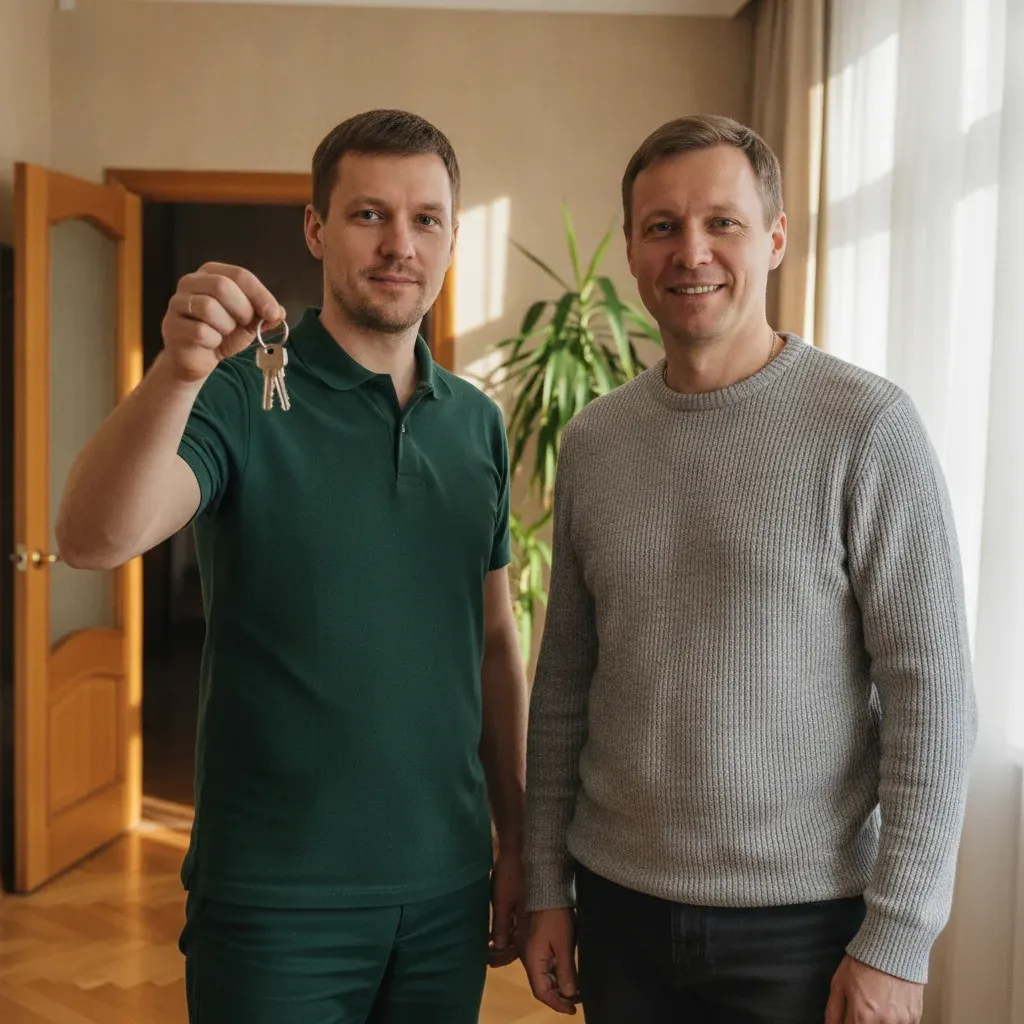 Артём Ж. — клиент службы вскрытия замков, в квартире