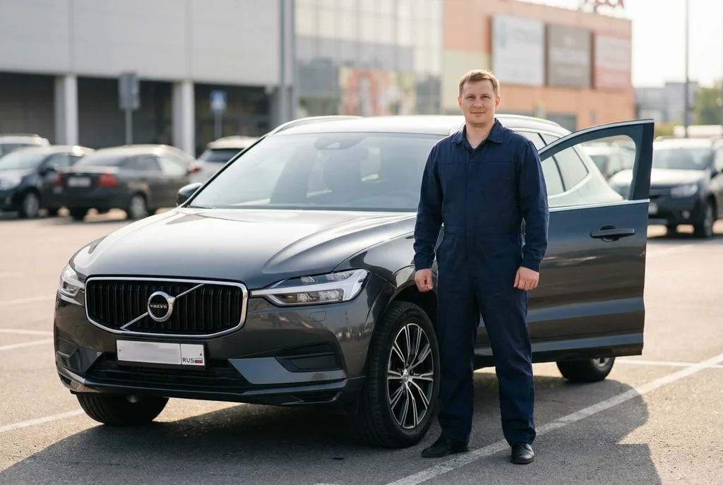 Легковой автомобиль во дворе жилого дома — вскрытие авто без вреда кузову